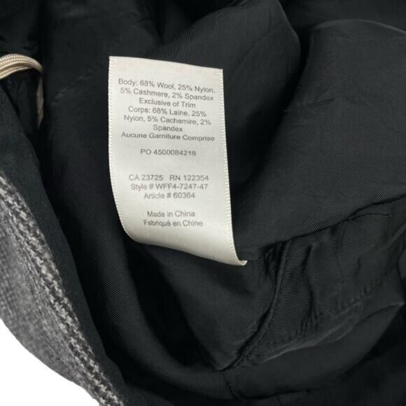 WILFRED Aritzia Essonne Wool Cashmere Blend Mini Skirt Sz 2 - Picture 5 of 6